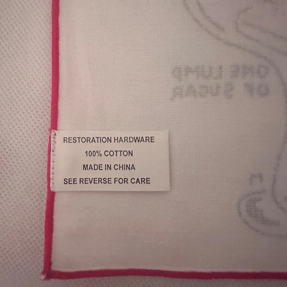 Restoration Hardware Estelle & Alvins Cocktail Drink Napkins set of 6
